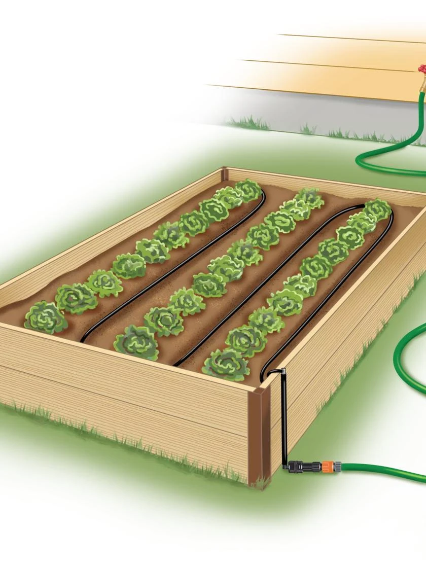 Raised Bed Drip Line Irrigation Kit 4 Raised Bed Drip Line Irrigation Kit - Image 2