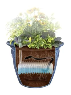 Cortina Self-Watering Planters -Outdoor Garden Care 8610250 SWInsert art Cortina fade tif