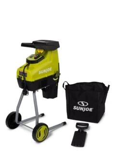 Sun Joe CJ603E 1.7 Inch Cutting Diameter Electric Silent Wood Chipper/Shredder | 15-Amp -Outdoor Garden Care 8610486 3875 tif