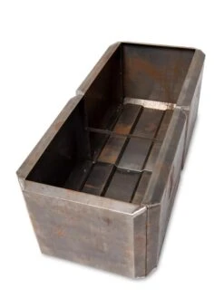 Corten Steel Modular Raised Bed, 2'x4' -Outdoor Garden Care 8610702 5143 tif