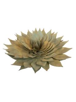 Desert Steel Spiral Aloe Sculpture -Outdoor Garden Care 8610749 01v desert steel spiral aloe 10 inch