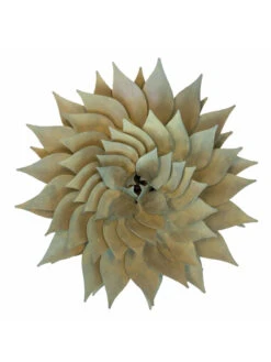 Desert Steel Spiral Aloe Sculpture -Outdoor Garden Care 8610750 01v desert steel spiral aloe 15 inch