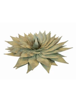 Desert Steel Spiral Aloe Sculpture -Outdoor Garden Care 8610751 01v desert steel spiral aloe 24 inch