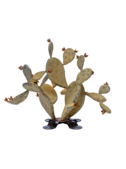 Desert Steel Prickly Pear Cactus Sculpture, Redondo 9 Desert Steel Prickly Pear Cactus Sculpture, Redondo -Outdoor Garden Care 8610768 04v