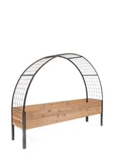 2’ X 8’ Arch Trellis For Planter Boxes -Outdoor Garden Care 8610798 0809 tif