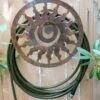 Rustic Sun Wall-Mount Garden Hose Hanger -Outdoor Garden Care 8611025 9611 tif