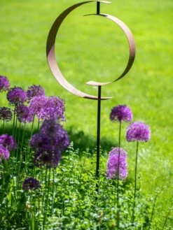 Corten Circle Garden Sculpture -Outdoor Garden Care 8611061 153 tif