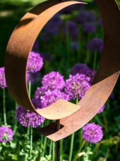 Corten Circle Garden Sculpture -Outdoor Garden Care 8611061 157 tif
