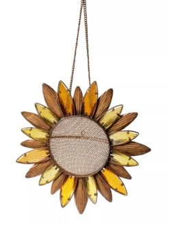 Glass Petal Sunflower Bird Feeder 9 Glass Petal Sunflower Bird Feeder -Outdoor Garden Care 8611063 0722 tif