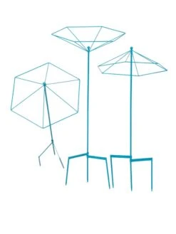 Parasol Plant Supports, Set Of 3 -Outdoor Garden Care 8611129 3850 tif