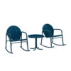 Crosley Griffith 3-piece Outdoor Rocking Chair Set -Outdoor Garden Care 8611588 ny 03v crosley griffith 3 piece outdoor rocking chair set