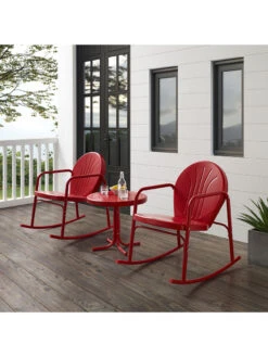 Crosley Griffith 3-piece Outdoor Rocking Chair Set -Outdoor Garden Care 8611588 rd 14v
