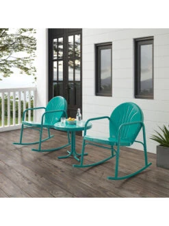 Crosley Griffith 3-piece Outdoor Rocking Chair Set -Outdoor Garden Care 8611588 tu 24v