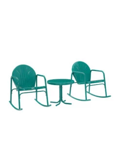 Crosley Griffith 3-piece Outdoor Rocking Chair Set -Outdoor Garden Care 8611588 tu 26v