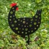Chicken Friends Garden Stake -Outdoor Garden Care 8612015 070 tif