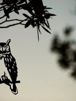 Metalbird Great Horned Owl -Outdoor Garden Care 8612018 02V tif