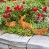 Corten Steel Animal Garden Stakes -Outdoor Garden Care 8612060 021 tif