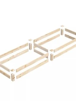 Pine Raised Garden Bed, 2' X 8' -Outdoor Garden Care 8612243 01V jpg