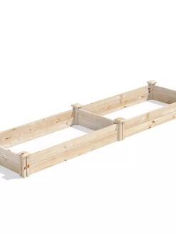 Pine Raised Garden Bed, 2' X 8' -Outdoor Garden Care 8612243 03V jpg
