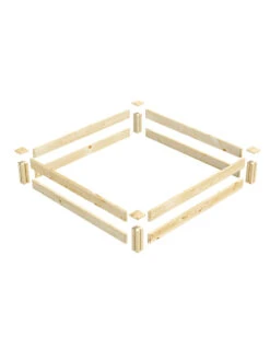 Pine Raised Garden Beds, 4'x4' 13 Pine Raised Garden Beds, 4'x4' -Outdoor Garden Care 8612249 01v