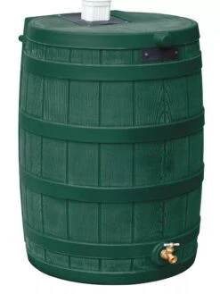 Rain Wizard 40 Gallon Rain Barrel -Outdoor Garden Care 8612308 02V jpg