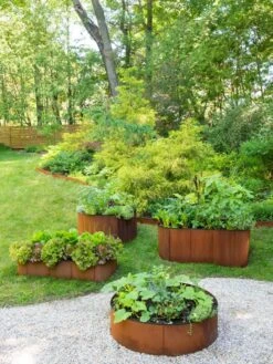 Birdies™ Corten Steel Round Raised Beds -Outdoor Garden Care 8612422 0261 tif 1