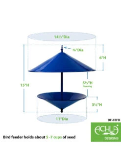 Achla Designs Trulli Bird Feeder -Outdoor Garden Care 8612518 01v