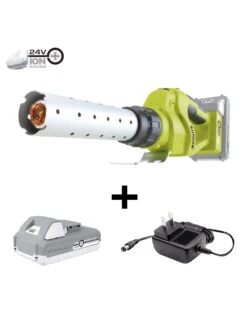 Sun Joe® 24-Volt 2.0Ah Cordless Elec. 1292-Degree Fire Starter, For Charcoal Grills -Outdoor Garden Care 8612520 02v