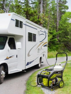 Sun Joe® 4,100/3,300-Running Watt Propane Powered Portable Generator W/24VBattery Starter -Outdoor Garden Care 8612525 07v