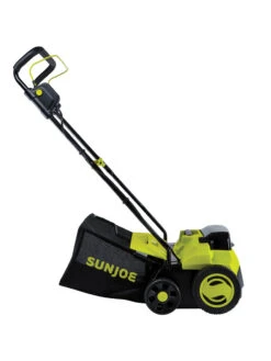 Sun Joe® 48V ION+ Cordless 15-Inch 5-Position Walk-Behind Lawn Dethatcher -Outdoor Garden Care 8612541 09v