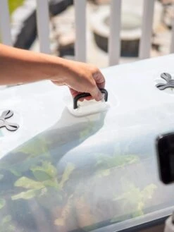 Self-Watering Standing Salad Planter With Cloche -Outdoor Garden Care 8612702 2036 tif