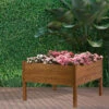 Garden Wizard Eucalyptus Garden Bed -Outdoor Garden Care 8612823 01v garden wizard eucalyptus garden bed