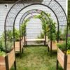 2’ X 4’ Arch Trellis For Planter Boxes -Outdoor Garden Care 8612976 0414 arch trellis for 2 foot x 4 foot planter box