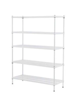 MeshWorks © 5 Tier Plant Shelving -Outdoor Garden Care 8613014 11v meshworks 5 tier plant shelf white