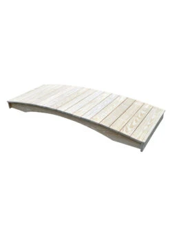 Plank Garden Bridge Unfinished 3' X 12' -Outdoor Garden Care 8613097 01v