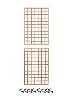 Bamboo Wall Trellis, 45" X 30", Set Of Two -Outdoor Garden Care 8613149 0041