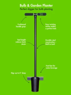 Yard Butler® Long Handled Bulb Planter -Outdoor Garden Care 8613157 03v