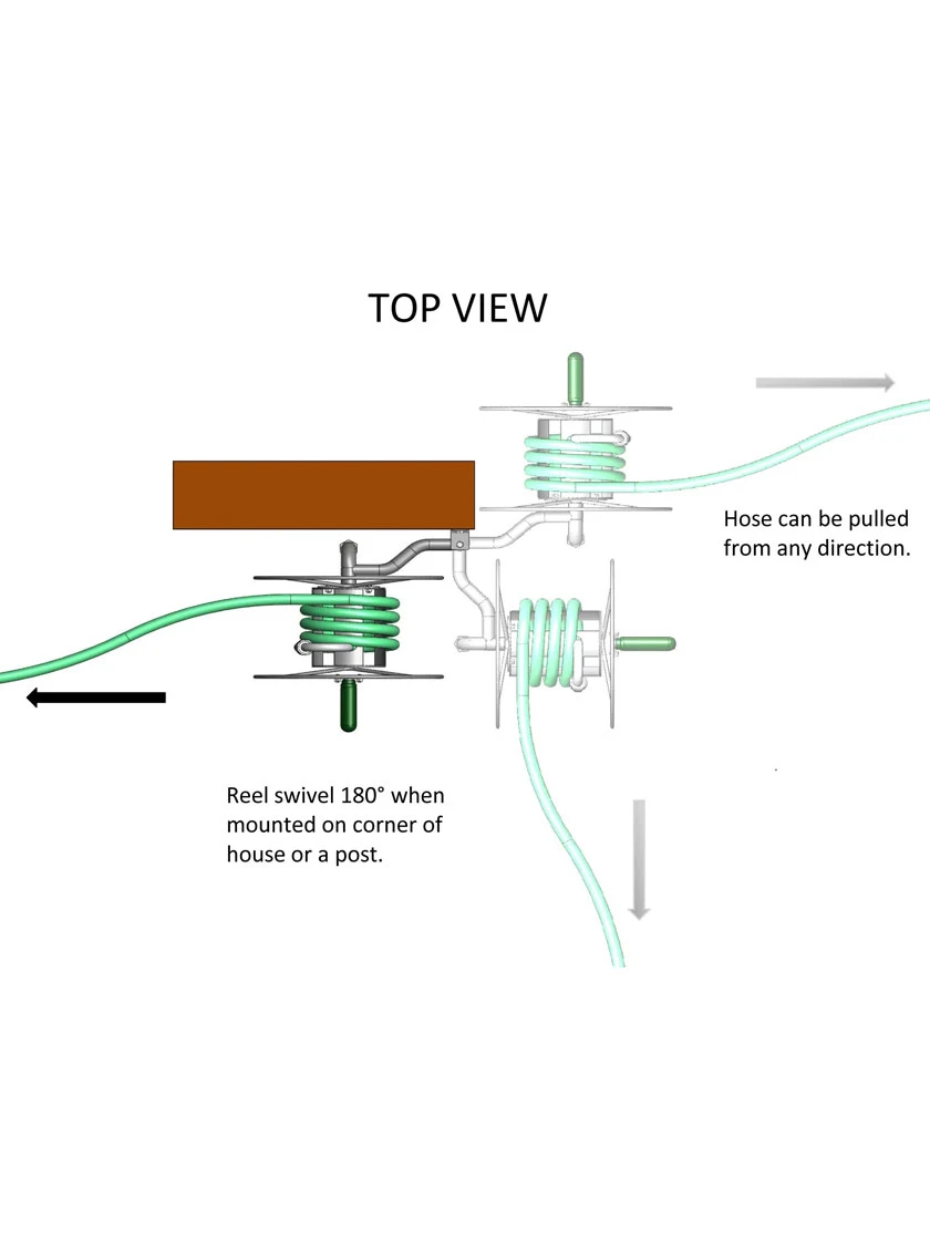 Yard Butler® Mighty Hose Reel 4 Yard Butler® Mighty Hose Reel - Image 2