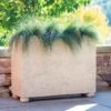 Self-Watering LavaStone® Modern Rectangle -Outdoor Garden Care 8613257 0156 self watering lavastone modern rectangle
