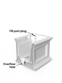 Fairfield Self-Watering Window Box, 2’ 18 Fairfield Self-Watering Window Box, 2’ -Outdoor Garden Care 8613268 04V tif