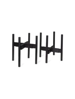 Adjustable Bamboo Plant Stand, Set Of 2 -Outdoor Garden Care 8613292 5782