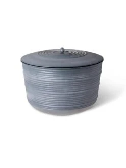 Ribbed Hose Pot With Lid 15 Ribbed Hose Pot With Lid -Outdoor Garden Care 8613332 5801