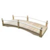 Acorn Garden Bridge Unfinished 4' X 10' 1 Acorn Garden Bridge Unfinished 4' X 10' -Outdoor Garden Care 8613403 02v acorn garden bridge unfinished 4 foot x 10 foot