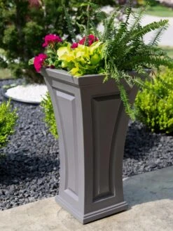 Cambridge Tall Planter, 28" Height 14 Cambridge Tall Planter, 28" Height -Outdoor Garden Care 8613524 08V