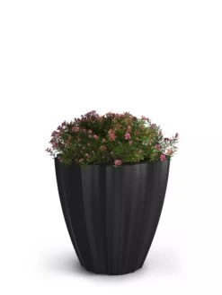Sedona Round Planter, 18" Diameter -Outdoor Garden Care 8613526 02V