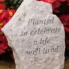 Planted To Celebrate A Life Well Lived Memorial Stone 2 Planted To Celebrate A Life Well Lived Memorial Stone -Outdoor Garden Care 8614139 01V 3 4 planted to celebrate a life memorial stone