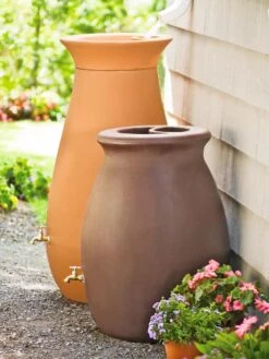 Rainwater Urn, 65 Gallon -Outdoor Garden Care GS38683 02 tif