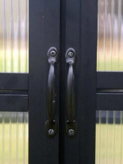 MONT Growers Edition Greenhouse, 8' X 8' -Outdoor Garden Care bk door handles 2000 300 dpi 2